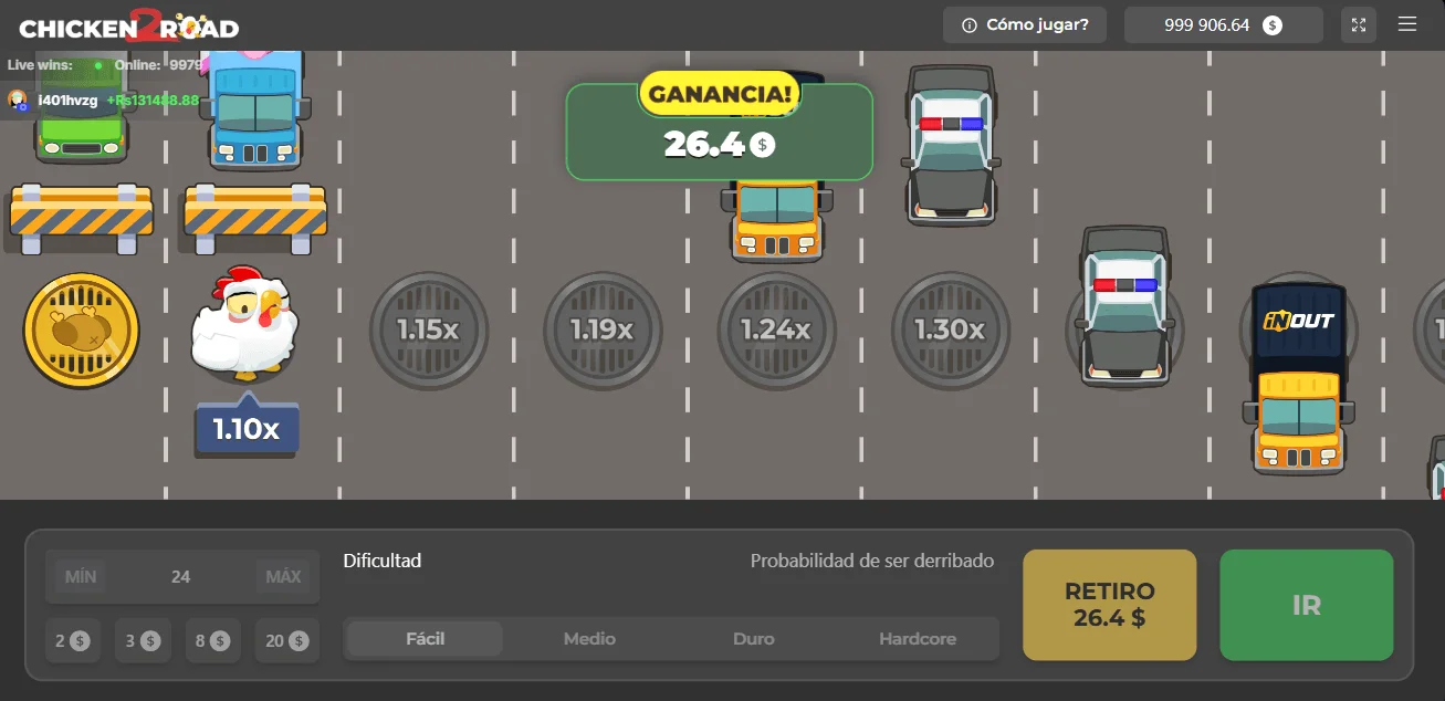 Casino online con Chicken Road 2
